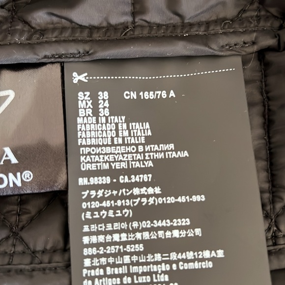 Prada blouson padded jacket - Picture 9 of 16